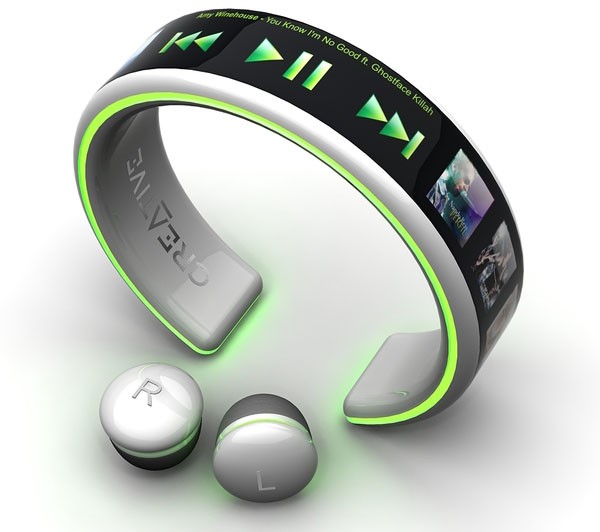 Video  Player on No More Wires  Wireless Wristband    Mp3 Player Creative    Concept