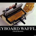 Keyboard Waffle Iron! The Key To A Good Breakfast…And Diabetes