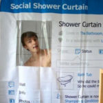 Facebook Shower Curtain!